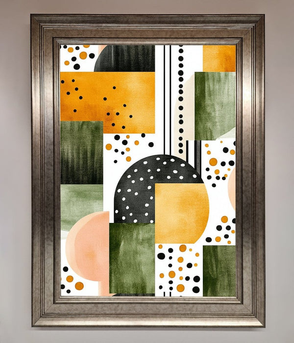 Abstract Shapes Colours Framed Wall Art - Hi Society