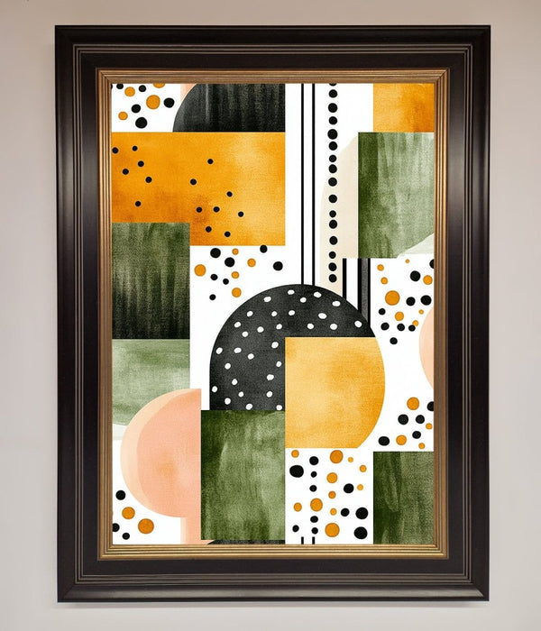 Abstract Shapes Colours Framed Wall Art - Hi Society