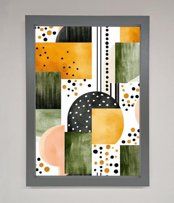 Abstract Shapes Colours Framed Wall Art - Hi Society