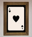 Ace Of Hearts Framed Poster - Hi Society