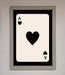 Ace Of Hearts Framed Poster - Hi Society