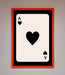 Ace Of Hearts Framed Poster - Hi Society