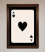 Ace Of Hearts Framed Poster - Hi Society