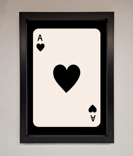 Ace Of Hearts Framed Poster - Hi Society