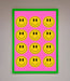 Acid Smile Faces Framed Poster - Hi Society