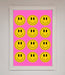 Acid Smile Faces Framed Poster - Hi Society