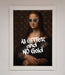 All Glitter No Gold Mona Lisa Framed Print - Hi Society