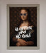 All Glitter No Gold Mona Lisa Framed Print - Hi Society