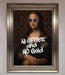 All Glitter No Gold Mona Lisa Framed Print - Hi Society