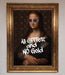 All Glitter No Gold Mona Lisa Framed Print - Hi Society