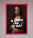 All Glitter No Gold Mona Lisa Framed Print - Hi Society