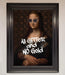 All Glitter No Gold Mona Lisa Framed Print - Hi Society