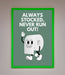 Always Stocked Bathroom Quote Framed Poster - Hi Society