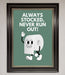 Always Stocked Bathroom Quote Framed Poster - Hi Society