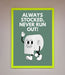 Always Stocked Bathroom Quote Framed Poster - Hi Society