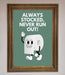 Always Stocked Bathroom Quote Framed Poster - Hi Society