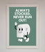 Always Stocked Bathroom Quote Framed Poster - Hi Society
