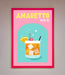 Amaretto Sour Cocktail Framed Wall Art - Hi Society