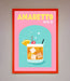 Amaretto Sour Cocktail Framed Wall Art - Hi Society