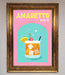 Amaretto Sour Cocktail Framed Wall Art - Hi Society