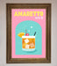 Amaretto Sour Cocktail Framed Wall Art - Hi Society