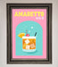Amaretto Sour Cocktail Framed Wall Art - Hi Society