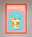 Amaretto Sour Cocktail Framed Wall Art - Hi Society