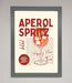 Aperol Spritz Happy Hour Cocktail Framed Wall Art - Hi Society