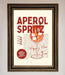 Aperol Spritz Happy Hour Cocktail Framed Wall Art - Hi Society