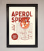 Aperol Spritz Happy Hour Cocktail Framed Wall Art - Hi Society