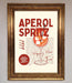 Aperol Spritz Happy Hour Cocktail Framed Wall Art - Hi Society
