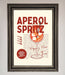Aperol Spritz Happy Hour Cocktail Framed Wall Art - Hi Society