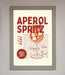 Aperol Spritz Happy Hour Cocktail Framed Wall Art - Hi Society