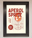 Aperol Spritz Happy Hour Cocktail Framed Wall Art - Hi Society
