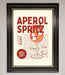 Aperol Spritz Happy Hour Cocktail Framed Wall Art - Hi Society