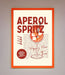Aperol Spritz Happy Hour Cocktail Framed Wall Art - Hi Society