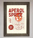 Aperol Spritz Happy Hour Cocktail Framed Wall Art - Hi Society