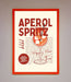 Aperol Spritz Happy Hour Cocktail Framed Wall Art - Hi Society