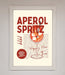 Aperol Spritz Happy Hour Cocktail Framed Wall Art - Hi Society