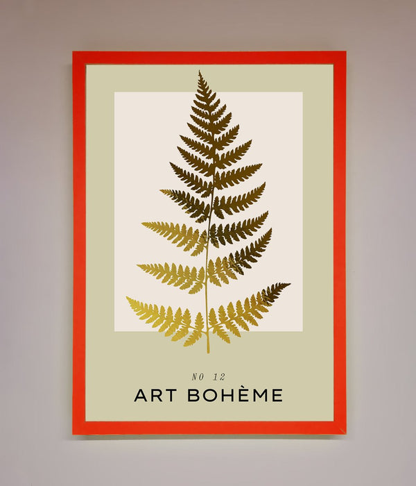 Art Boheme Leaf Foil Print - Hi Society