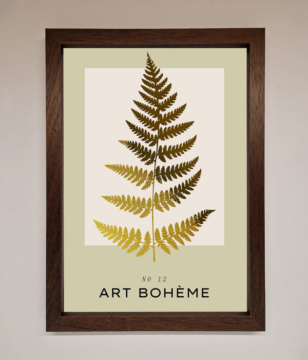 Art Boheme Leaf Foil Print - Hi Society