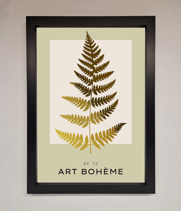 Art Boheme Leaf Foil Print - Hi Society
