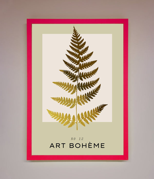 Art Boheme Leaf Foil Print - Hi Society