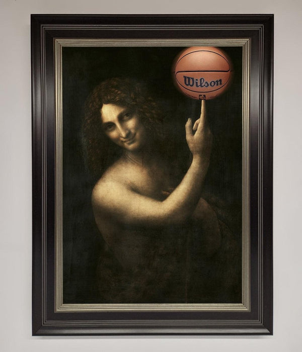 Basketball Renaissance Altered Framed Print - Hi Society