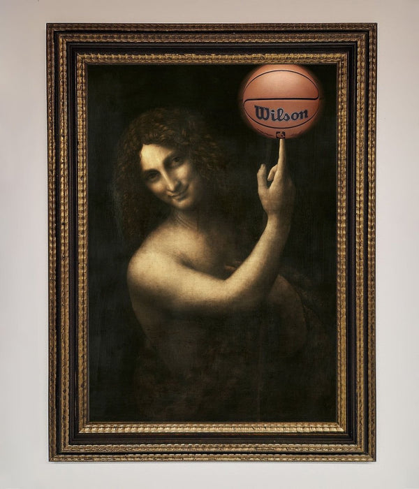 Basketball Renaissance Altered Framed Print - Hi Society
