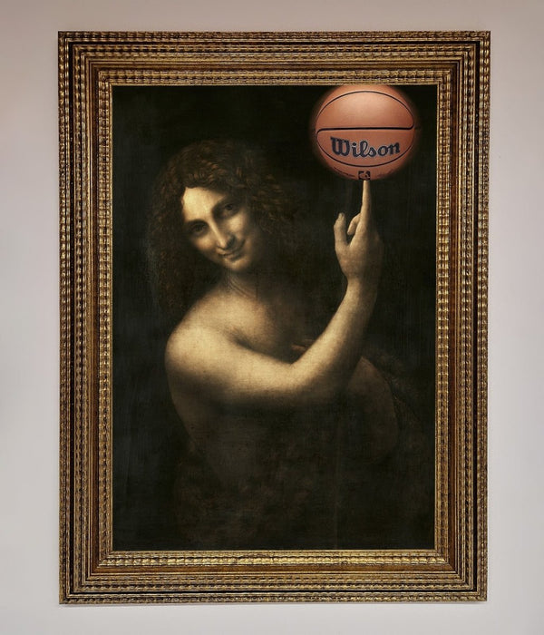 Basketball Renaissance Altered Framed Print - Hi Society