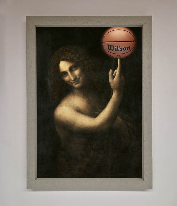 Basketball Renaissance Altered Framed Print - Hi Society
