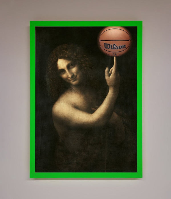 Basketball Renaissance Altered Framed Print - Hi Society