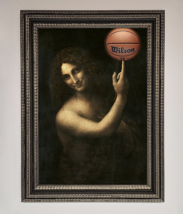 Basketball Renaissance Altered Framed Print - Hi Society