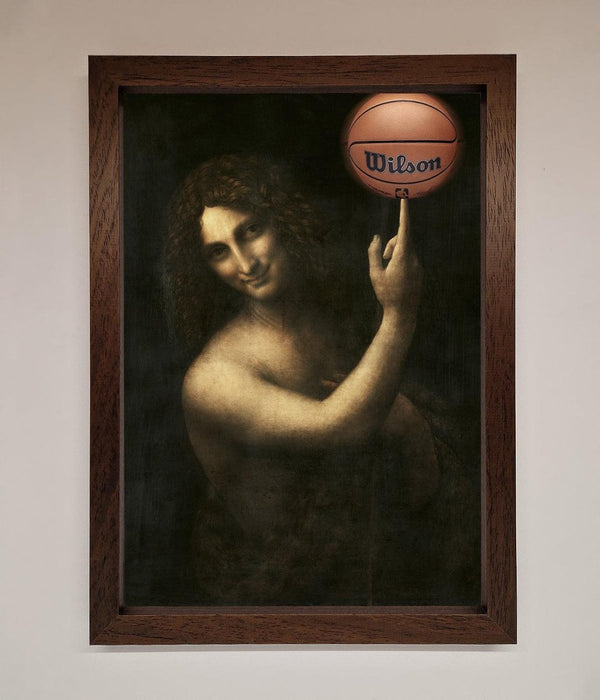 Basketball Renaissance Altered Framed Print - Hi Society